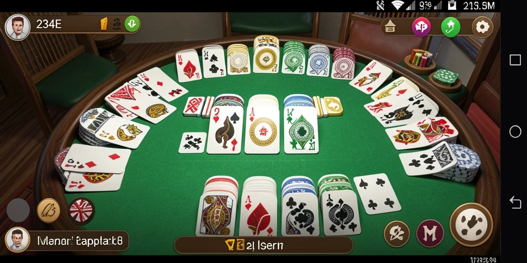 Tampilan gameplay Gaple yang menarik dalam 234E.