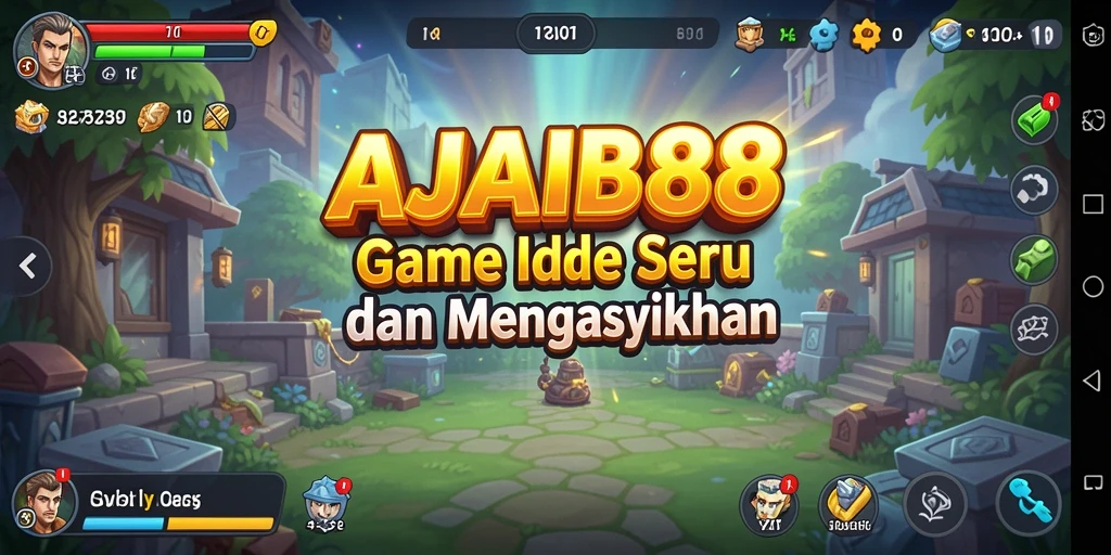 Tampilan gameplay AJAIB88 yang menarik dan penuh warna.