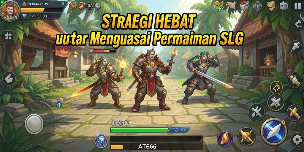 Tampilan gameplay menegangkan di AT866 dengan pertarungan strategis.