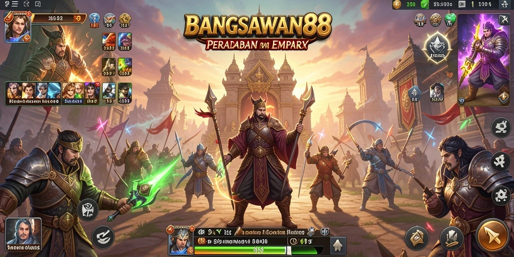 Tampilan gameplay menarik dari BANGSAWAN88 yang penuh strategi.