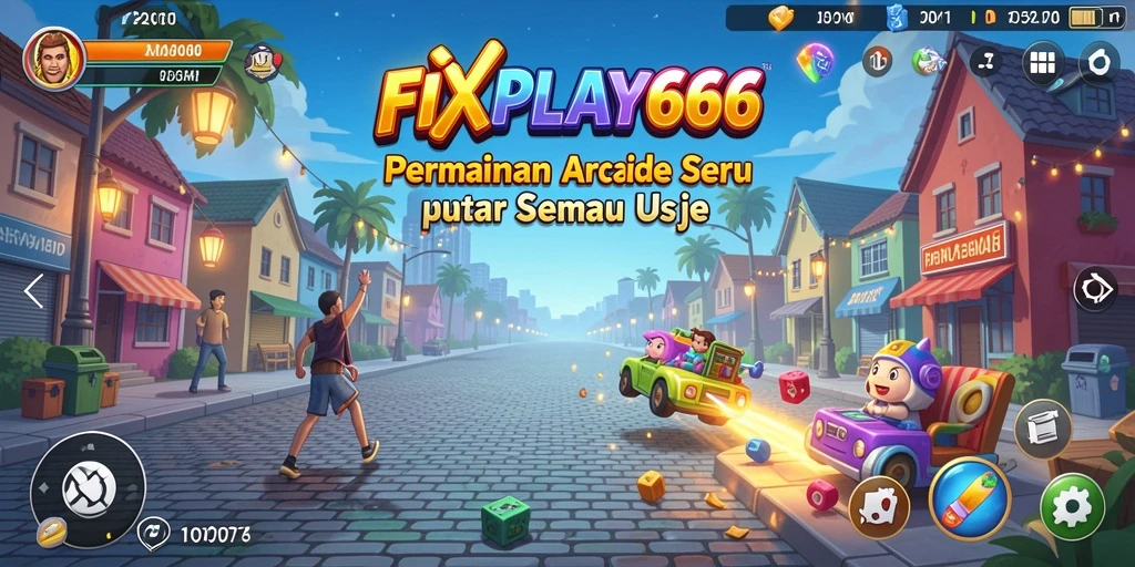 Screenshot FIXPLAY666 menampilkan aksi seru gameplay Arcade.