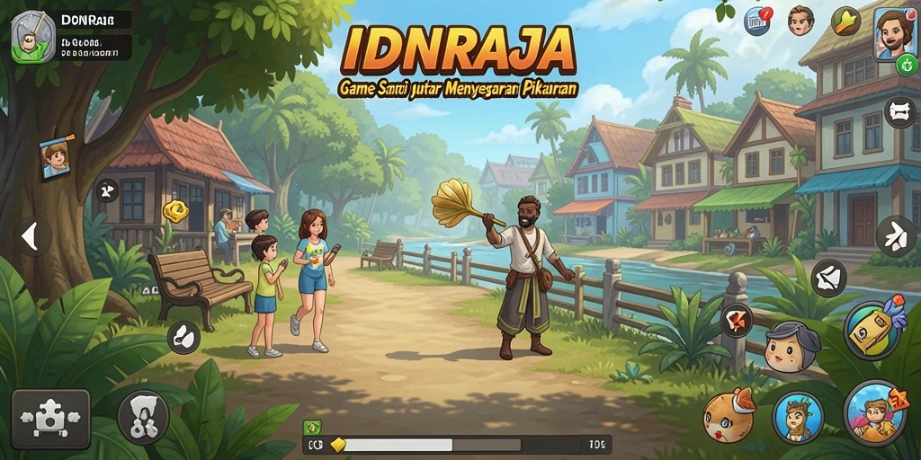 Tangkapan layar IDNRAJA menampilkan gameplay yang seru dan menarik.