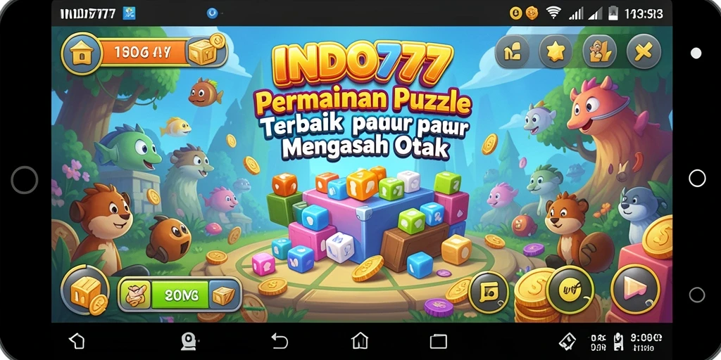 Tampilan menarik gameplay INDO777 dengan puzzle yang menantang.