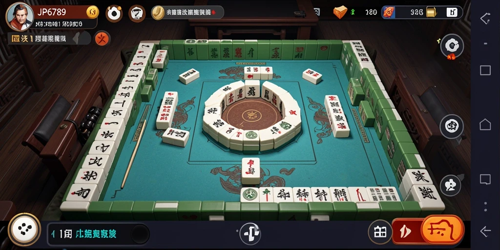 Screenshot gameplay Mahjong JP6789 yang menarik dan menantang.