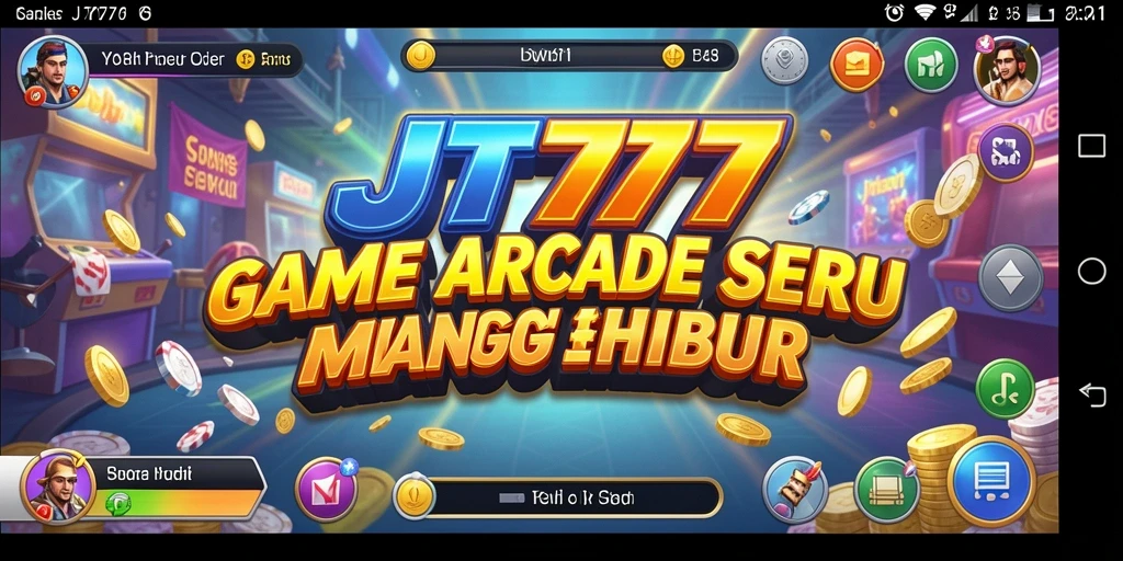 Tampilan gameplay JT777 yang penuh warna dan menantang.