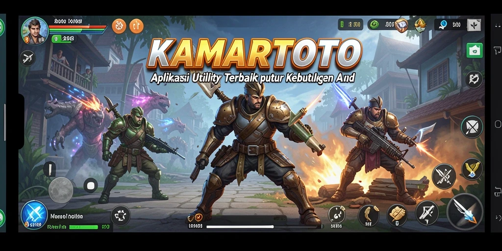 Tampilan antarmuka pengguna KAMARTOTO yang sederhana dan efektif.