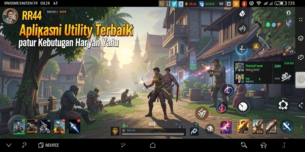 Screenshot utama RR44 menampilkan antarmuka pengguna yang menarik dan fungsional.