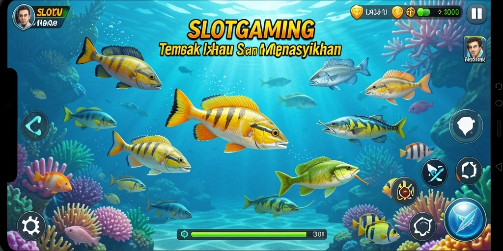 Tangkapan layar gameplay SLOTGAMING yang menarik dan penuh aksi Tembak Ikan.