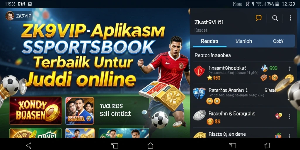 Screenshot ZK9VIP yang menunjukkan pengalaman bermain Sportsbook yang menarik.