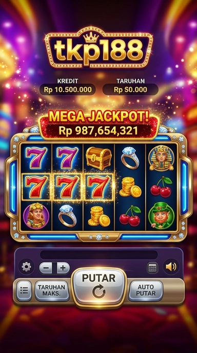 Screenshot antarmuka utama aplikasi tkp188.